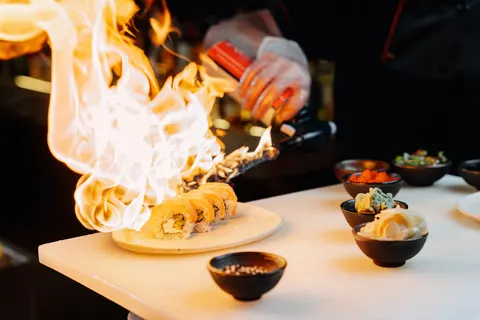 Sushi 4K Wallpaper · food · 3840×2561
