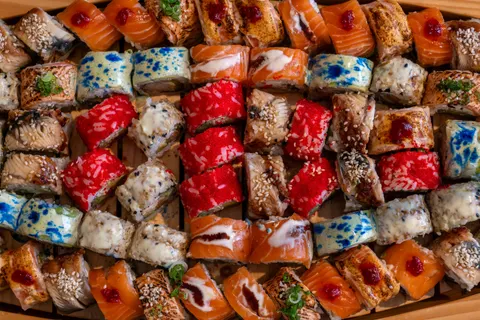 Sushi 4K Wallpaper · food · 3840×2560