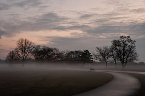 Foggy Road 4K Wallpaper · nature · 3840×2560