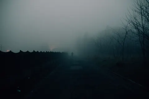 안개 낀 도로 4K 배경화면 · nature · 3840×2560