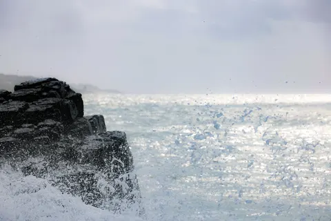 Black Sand Beach 4K Wallpaper · travel · 3840×2561