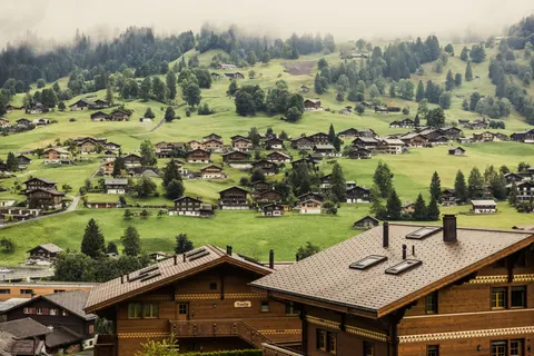 Alpine Village 4K Wallpaper · travel · 3840×2561