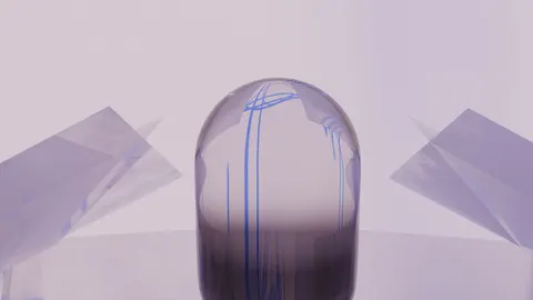 Crystal Glass 4K Wallpaper · abstract · 3840×2160