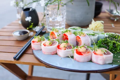 Sushi 4K Wallpaper · food · 3840×2561