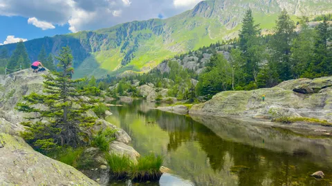 Mountain Lake 4K Wallpaper · mountains · 3840×2160