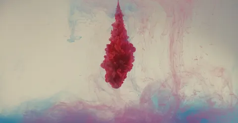 Обои Чернила в воде 4K · abstract · 3840×1988