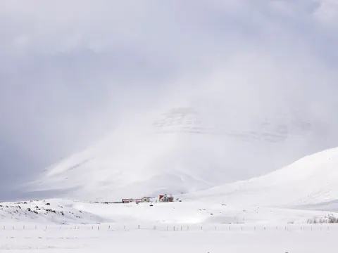 Snow Field 4K Wallpaper · minimal · 3840×2879