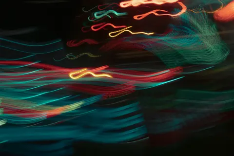 霓虹抽象 4K壁纸 · abstract · 3840×2560