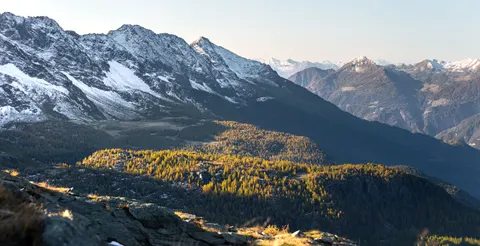 Mountain Panorama 4K Wallpaper · mountains · 3840×1972