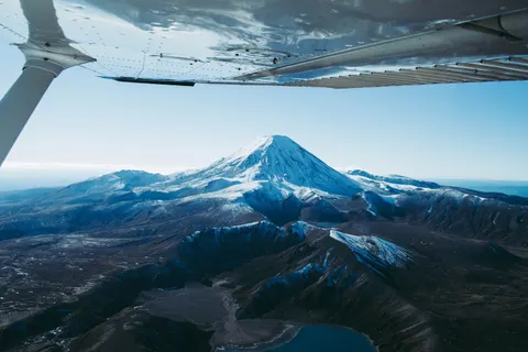 Snowy Volcano 4K Wallpaper · mountains · 3840×2560