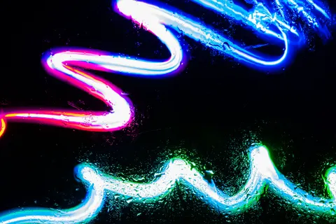 Tapeta Neonowa Abstrakcja 4K · abstract · 3840×2560