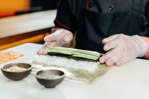 Sushi 4K Wallpaper · food · 3840×2561