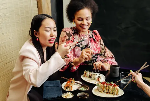 Sushi 4K Wallpaper · food · 3840×2591