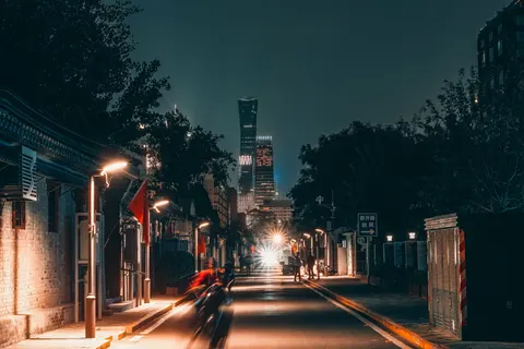 Shanghai Night 4K Wallpaper · city · 3840×2560