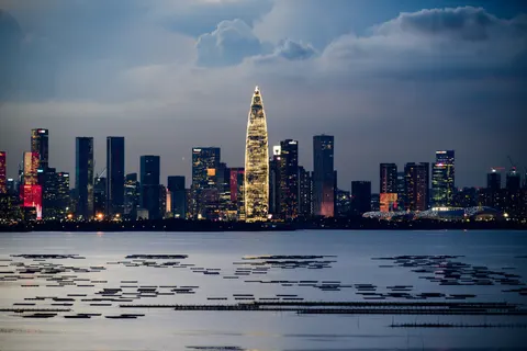Shanghai Night 4K Wallpaper · city · 3840×2555