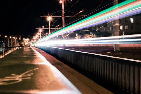 Light Trails 4K Wallpaper · city · 3840×2560