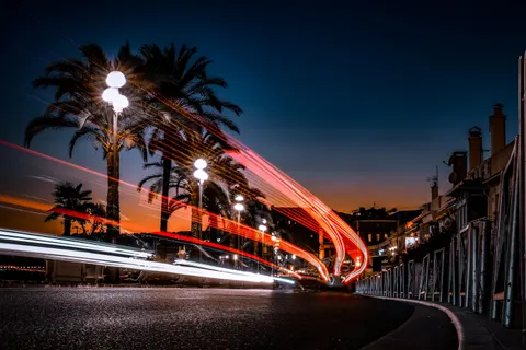 Light Trails 4K Wallpaper · city · 3840×2560