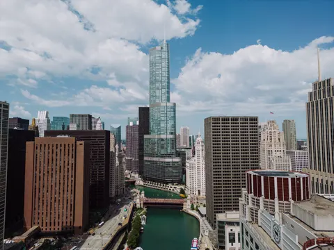 Chicago Skyline 4K Wallpaper · city · 3840×2880