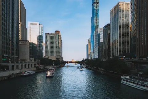 Chicago Skyline 4K Wallpaper · city · 3840×2560