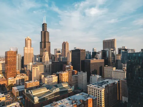 Chicago Skyline 4K Wallpaper · city · 3840×2880