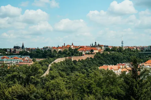 Prague Rooftops 4K Wallpaper · city · 3840×2560