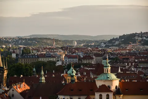 Prague Rooftops 4K Wallpaper · city · 3840×2560