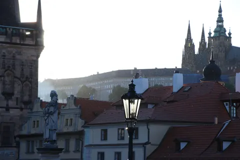 Prague Rooftops 4K Wallpaper · city · 3840×2560