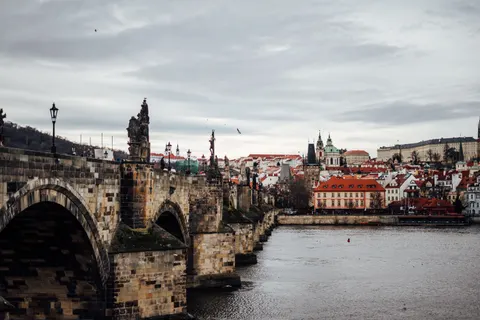 Prague Rooftops 4K Wallpaper · city · 3840×2560