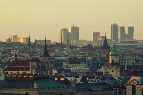 Prague Rooftops 4K Wallpaper · city · 3840×2560