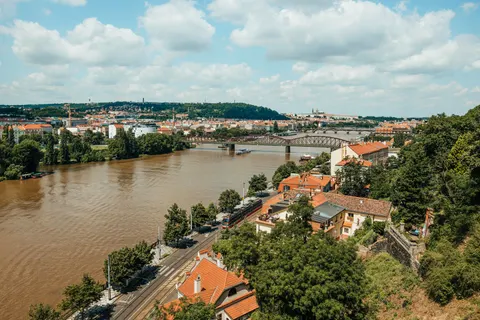 Prague Rooftops 4K Wallpaper · city · 3840×2561