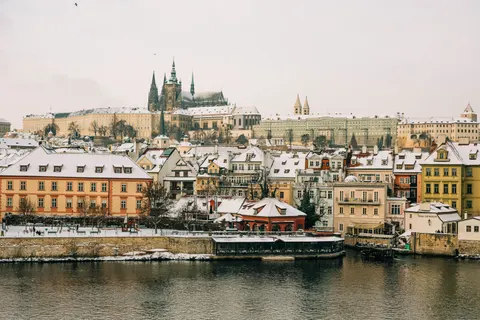Prague Rooftops 4K Wallpaper · city · 3840×2560