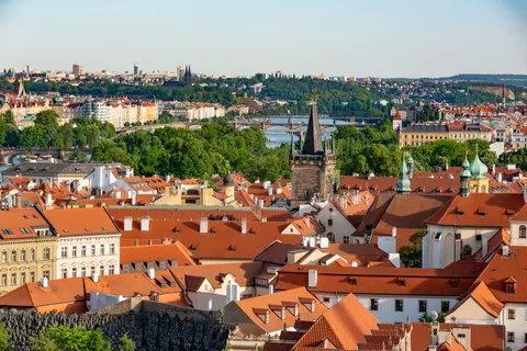 Prague Rooftops 4K Wallpaper · city · 3840×2563