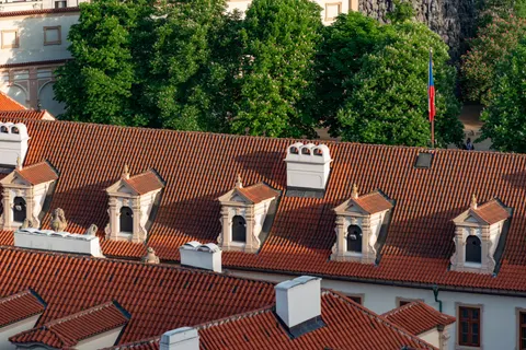 Prague Rooftops 4K Wallpaper · city · 3840×2563
