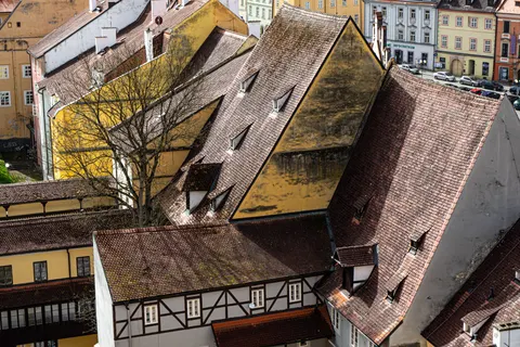Prague Rooftops 4K Wallpaper · city · 3840×2563