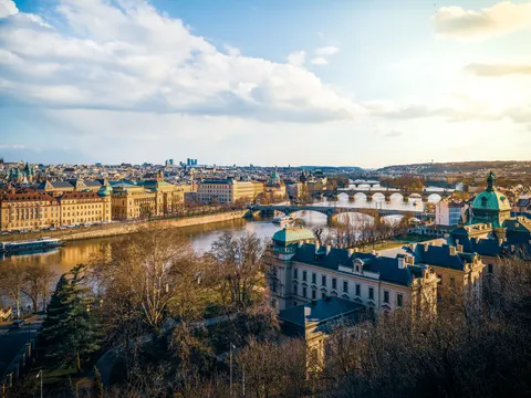 Prague Rooftops 4K Wallpaper · city · 3840×2880