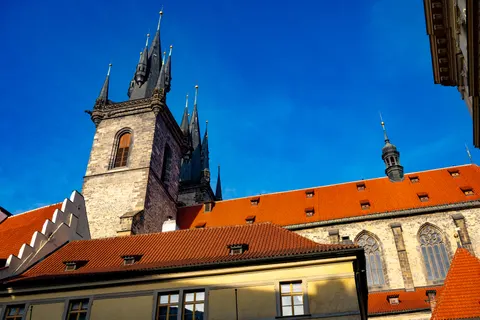 Prague Rooftops 4K Wallpaper · city · 3840×2560