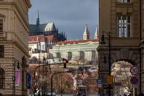 Prague Rooftops 4K Wallpaper · city · 3840×2560