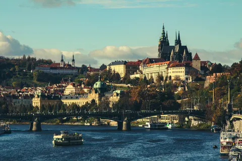 Prague Rooftops 4K Wallpaper · city · 3840×2560