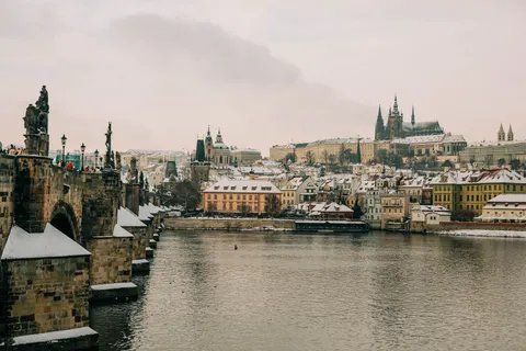 Prague Rooftops 4K Wallpaper · city · 3840×2560