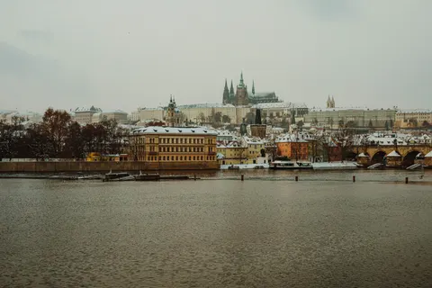 Prague Rooftops 4K Wallpaper · city · 3840×2560