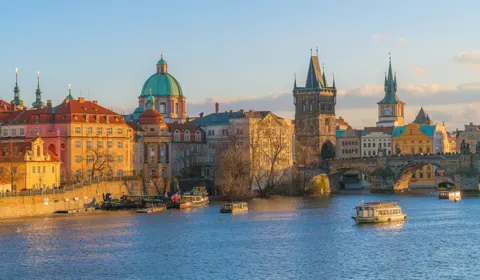 Prague Rooftops 4K Wallpaper · city · 3840×2243