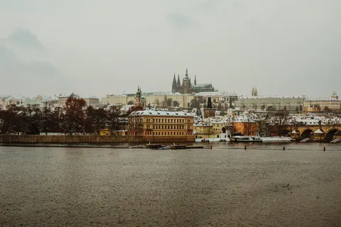 Prague Rooftops 4K Wallpaper · city · 3840×2560