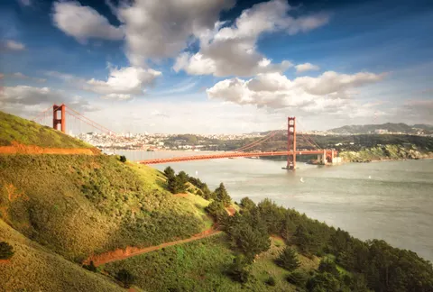 Golden Gate 4K Wallpaper · city · 3840×2591