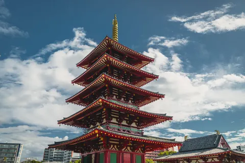 Japanse Pagode 4K-achtergrond · architecture · 3840×2560