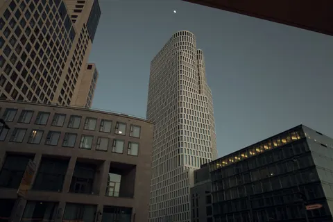 Glass Tower 4K Wallpaper · architecture · 3840×2560