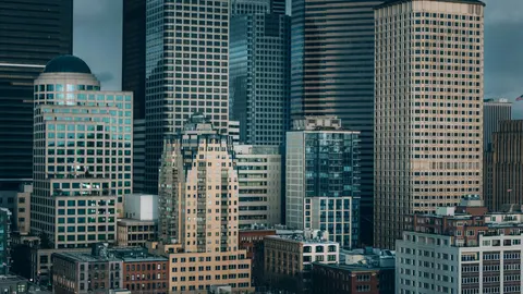 Glass Tower 4K Wallpaper · architecture · 3840×2160