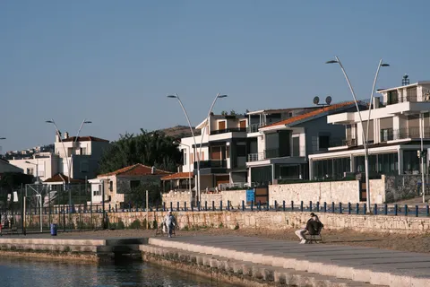 सैंटोरिनी 4K वॉलपेपर · architecture · 3840×2560
