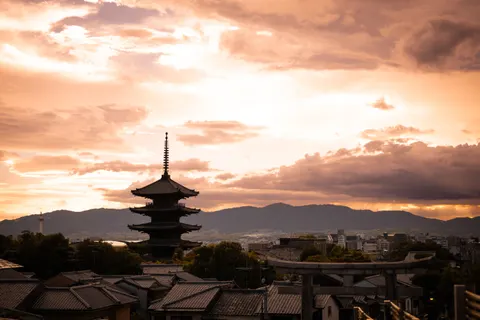 Japanse Pagode 4K-achtergrond · architecture · 3840×2560