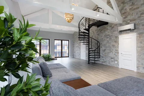 Spiral Staircase 4K Wallpaper · architecture · 3840×2562