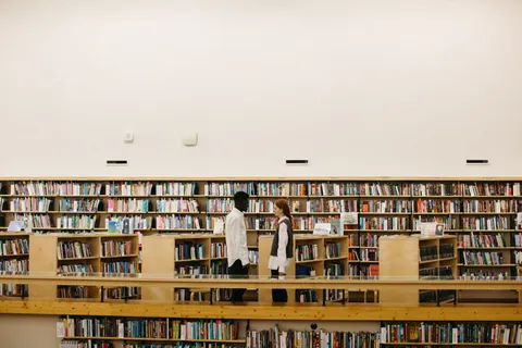 Grand Library 4K Wallpaper · architecture · 3840×2560